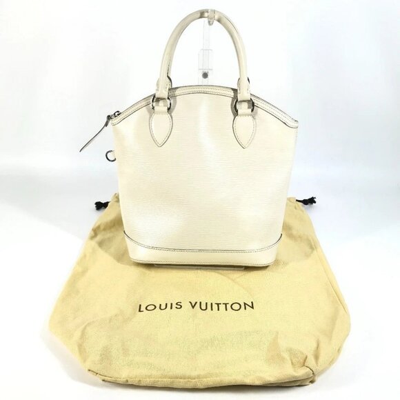 LOUIS VUITTON M4229J Epi LockitPM Tote Bag Hand Bag Epi Leather Ivoire White - Picture 1 of 16
